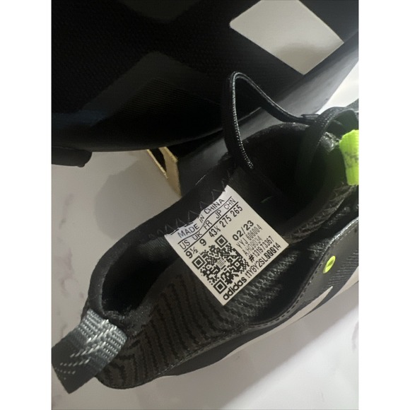 Adidas The Gravel 2.0 Cycling Shoes Black White Mens Size 9.5 Clipless HQ9034 - Picture 4 of 7